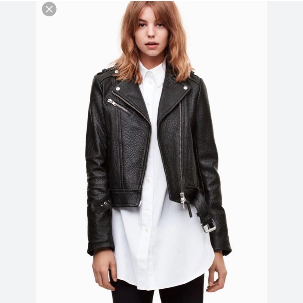 Mackage Rumer Leather Motorcycle Jacket - size S